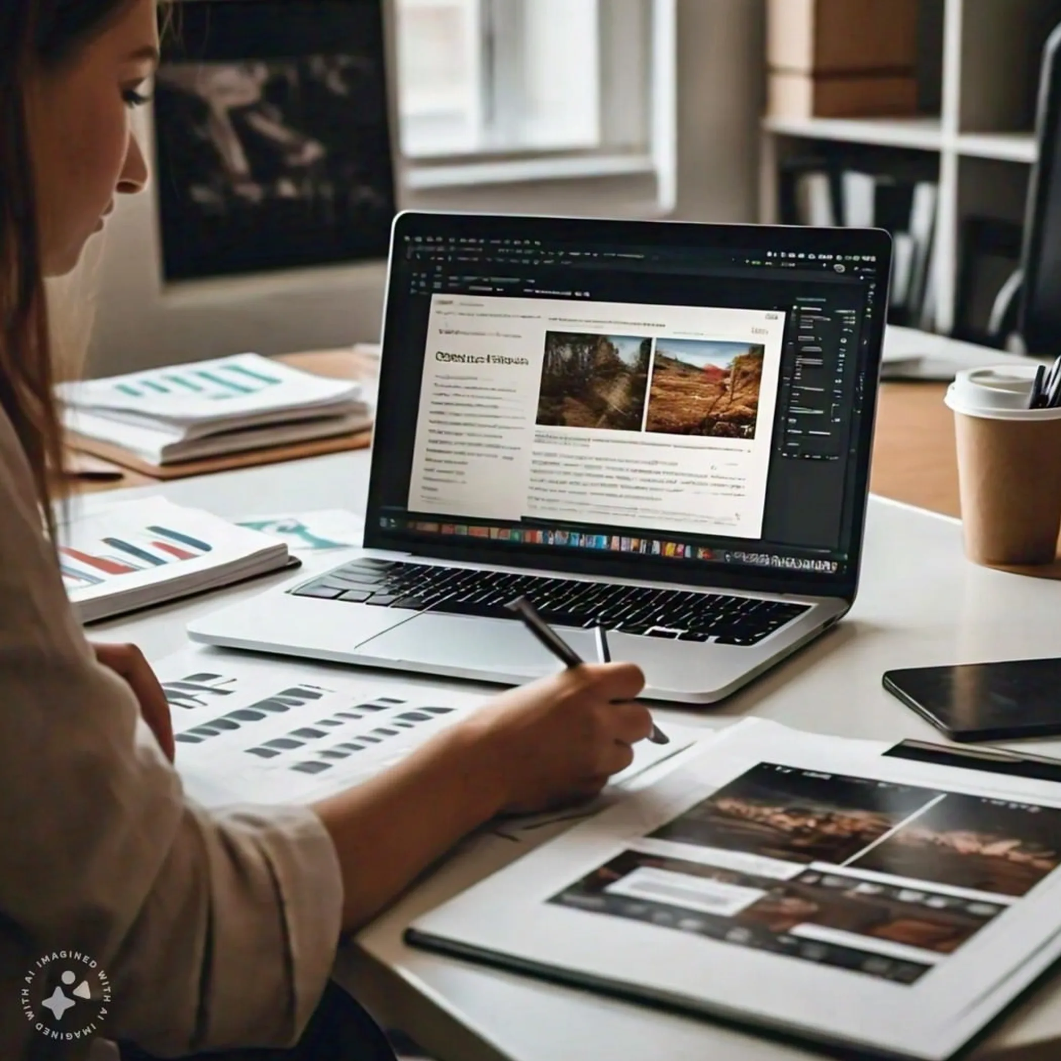laptop with ecommerce website open